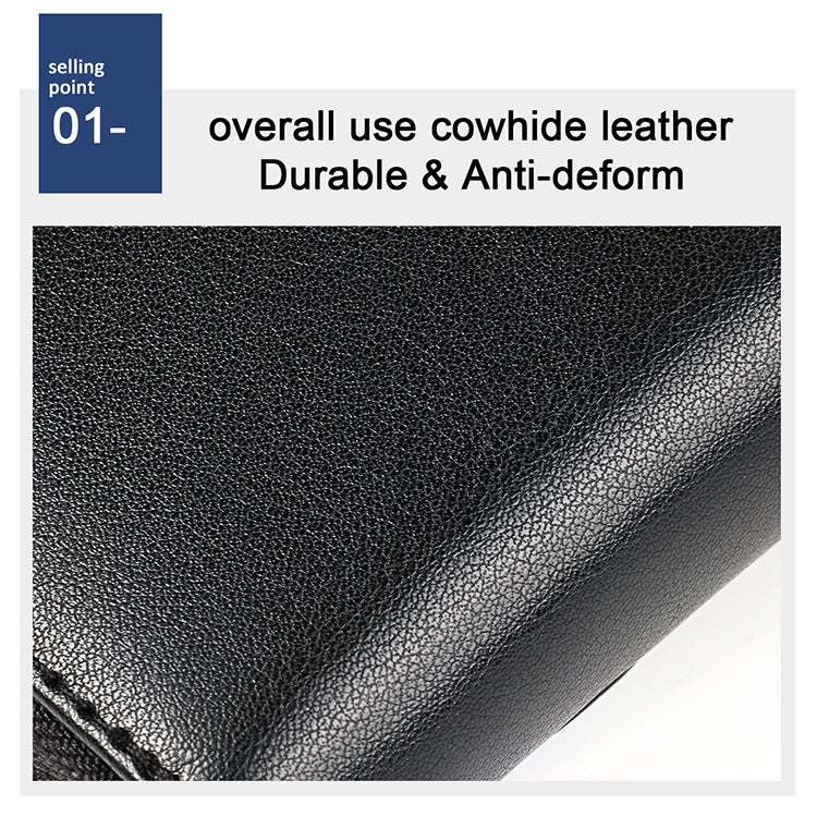 KB152 Butterfly Pattern Zipper Cowhide Leather Organ Shape Multiple Card Slots Anti-magnetic RFID Wallet for Ladies(Purple)
