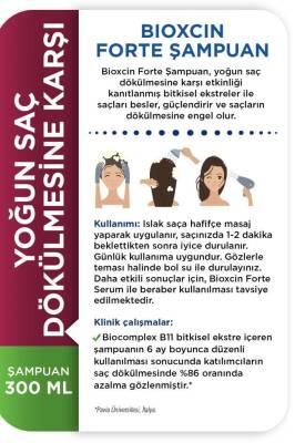 Bioxcin Forte Anti-Hair Loss Shampoo, 300ml - Dermatologically Tested, SLS Free with Biotin & Keratin
