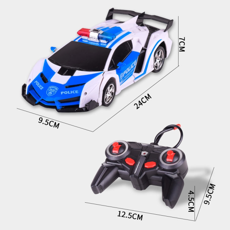 1023 4 Channels Remotely Deformed Car Toy Car(Yellow)