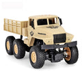 JJR/C 1:18 2.4Ghz 4 Channel Remote Control Dongfeng 7 Six-wheeled Armor Truck Vehicle Toy(Yellow)