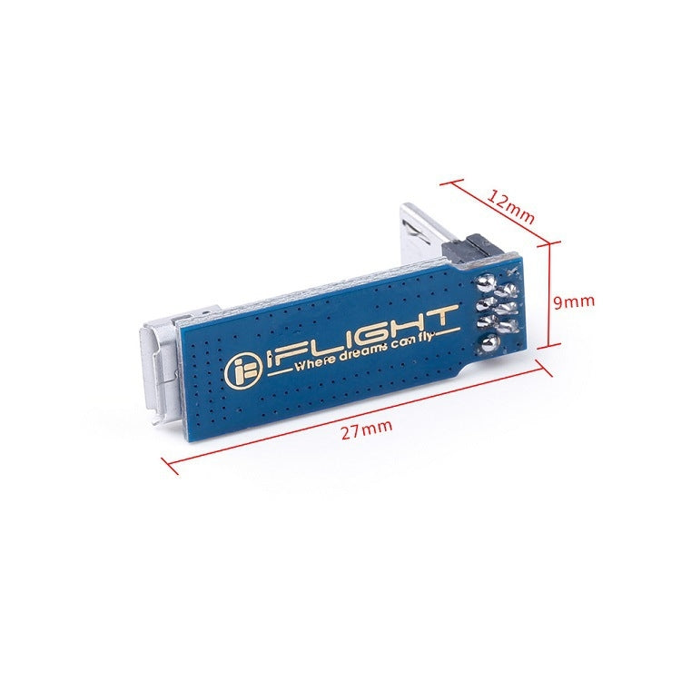 10 PCS iFlight L-Type Adapter Plate Micro USB Male to Female Support Data Transmission Synchronization for RC FPV Racing