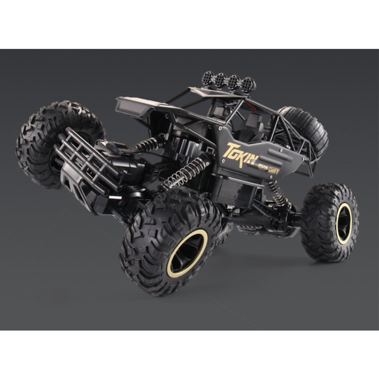 HD6026 1:12 Large Alloy Climbing Car Mountain Cross-country Four-wheel Drive Remote Control Car Toy, Size: 37cm(Silver)