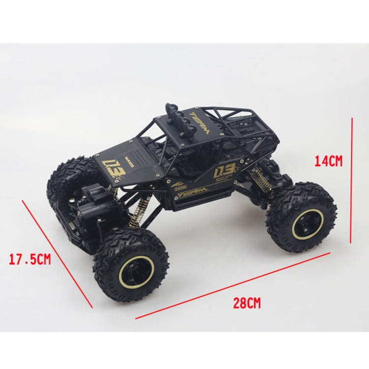 HD6026 1:16 Large Alloy Climbing Car Mountain Cross-country Four-wheel Drive Remote Control Car Toy, Size: 28cm(Blue)