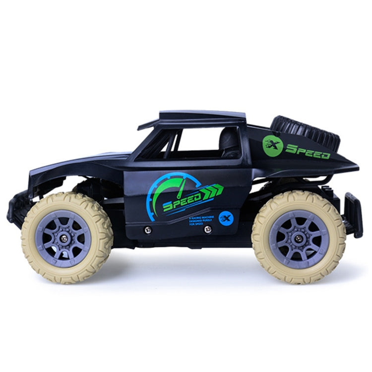HD808 1:20 27Mhz Remote Control Short Truck High Speed Off-road Drifting Children Toy Car(Green)