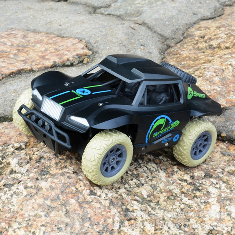 HD808 1:20 27Mhz Remote Control Short Truck High Speed Off-road Drifting Children Toy Car(Green)