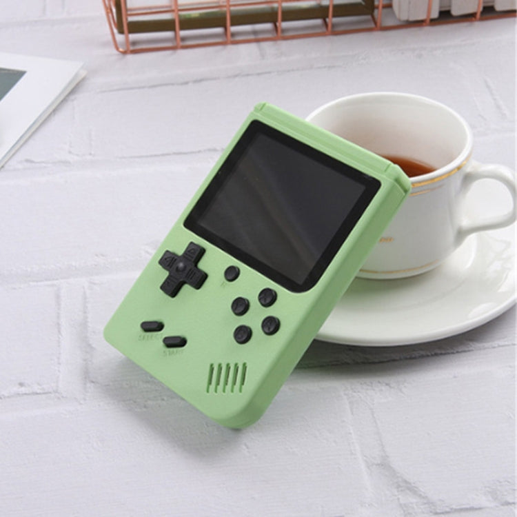 MK800 3.0 inch Macaron Mini Retro Classic Handheld Game Console for Kids Built-in 800 Games, Support AV Output (Green)