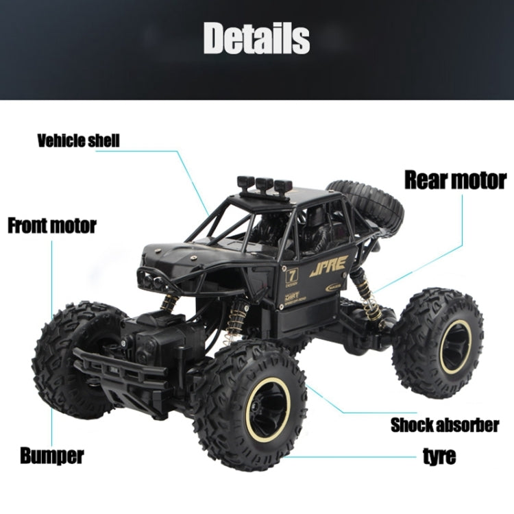 2.4GHz 4WD Double Motors Off-Road Climbing Car Remote Control Vehicle, Model:6255 (Blue)