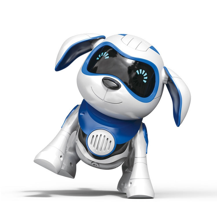 USB Charging Smart Touch Sensing Machine Dog Children Electric Toys, Supports Walking & Gnawing Bones & Lights & Music(Blue)