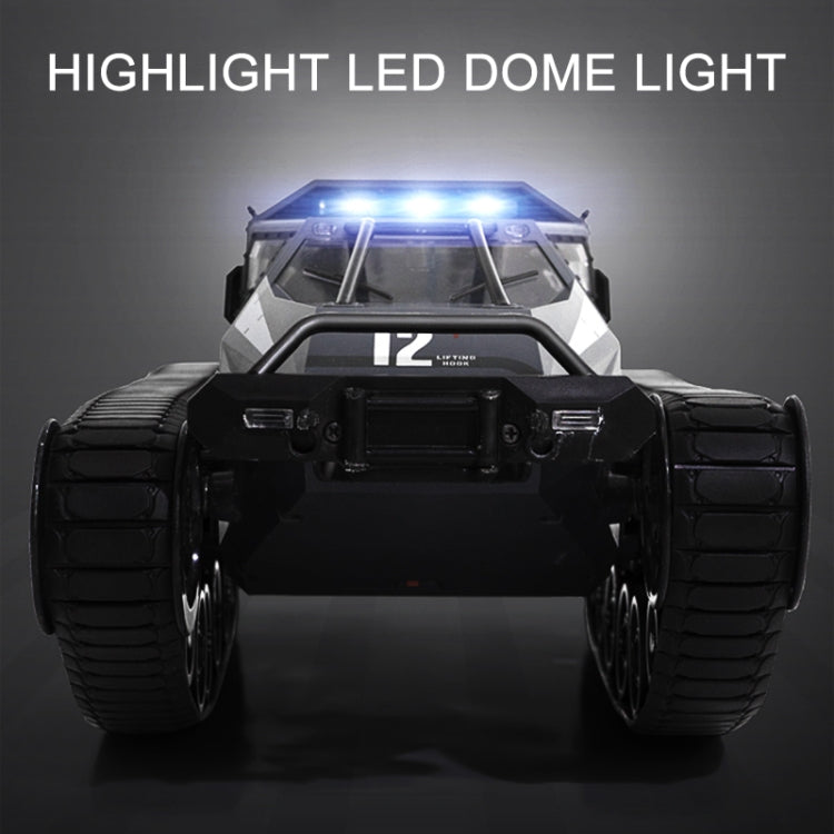 SG-1203 1:12 2.4G Simulation Remote Control EV Tracked Vehicle Tank Off-road Vehicle Model Car Toy (Grey)