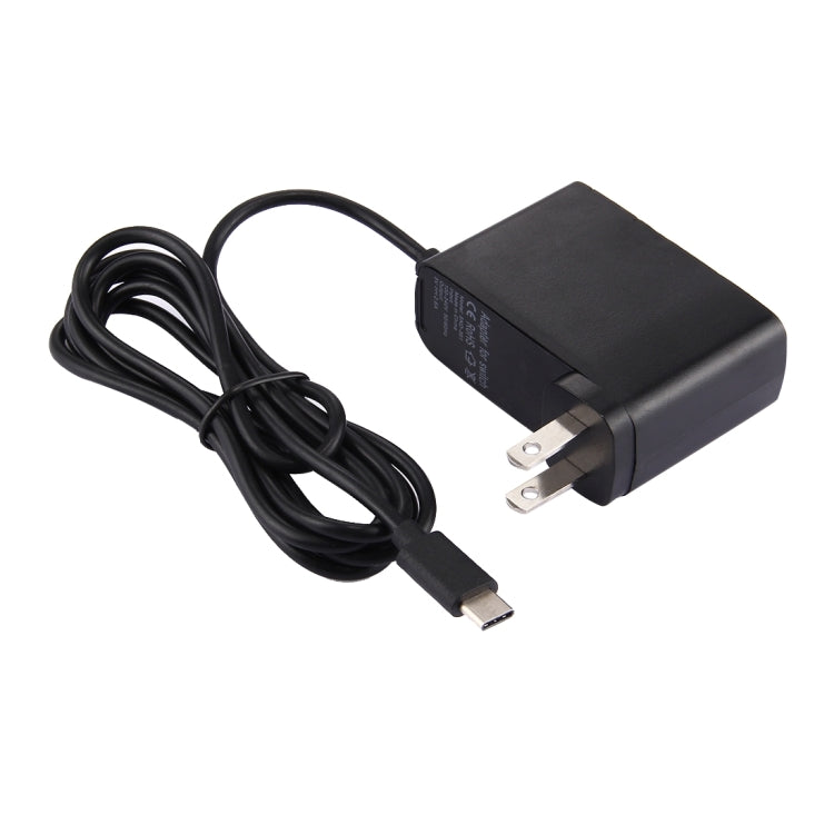 For Nintendo Switch NS Game Console Wall Adapter Charger Charger Adapter Charging Power, DC 5V, Cable Length: 1.5m, US Plug(Black)