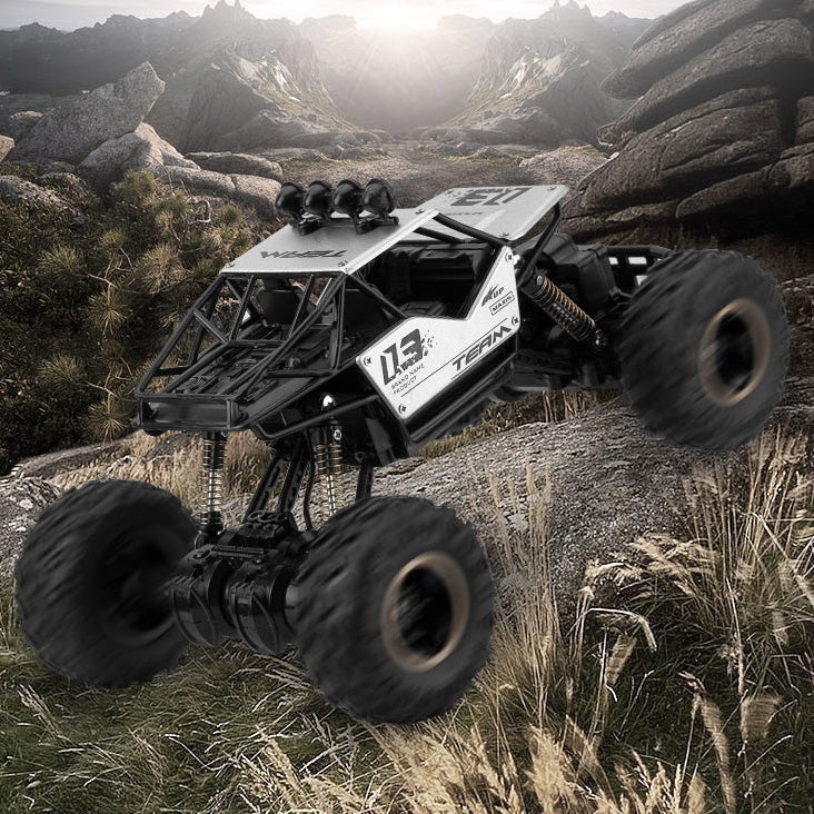 HD6141 1:16 Mountain-climbing Four-wheel Children Remote-controlled Off-road Vehicle Toy(Black)