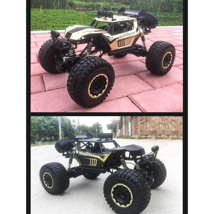 HD609 1:8 Oversized Alloy Climbing Car Off-road Remote Control Vehicle Toy(Gold)