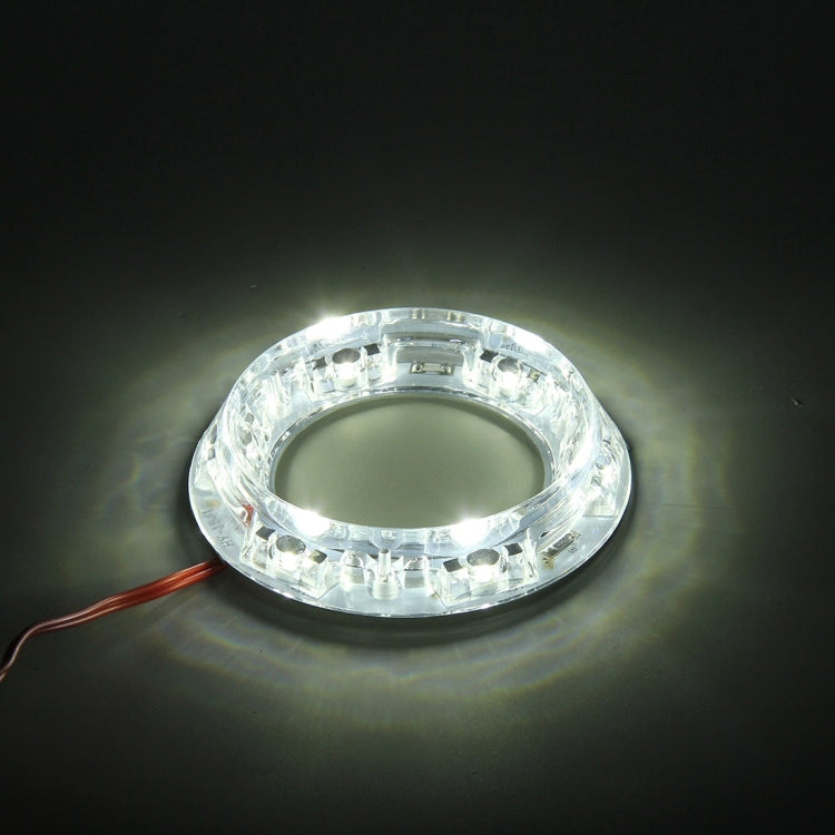 HY-1601 2W 6 LEDs Car Angel Eyes Light, DC 12V(White Light)