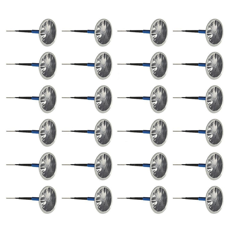 24 PCS 6mm Mushroom Nail-tyre Film Tyre Cold Patch Film Rubber Tire Repair Kit