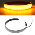 DC 12V 3W Motorcycle Annulus Turn Lamp Front LED Shock Absorber Light, Light Guide