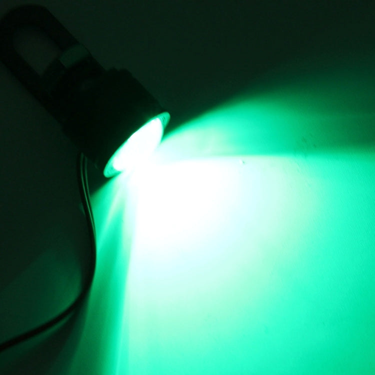 2 PCS 12V 3W Green Light Eagle Eyes LED Strobe Light For Motorcycle ，Wire Length: 90cm