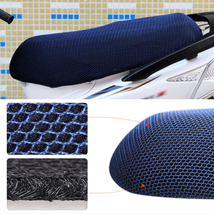 Waterproof Motorcycle Sun Protection Heat Insulation Seat Cover Prevent Bask In Seat Scooter Cushion Protect, Size: XXL, Length: 86- 92cm; Width: 40-56cm(Blue)