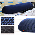 Waterproof Motorcycle Sun Protection Heat Insulation Seat Cover Prevent Bask In Seat Scooter Cushion Protect, Size: XXL, Length: 86- 92cm; Width: 40-56cm(Blue)