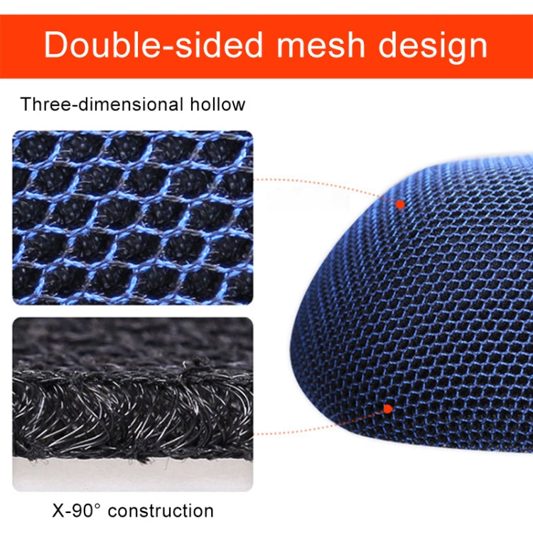 Waterproof Motorcycle Sun Protection Heat Insulation Seat Cover Prevent Bask In Seat Scooter Cushion Protect, Size: XXL, Length: 86- 92cm; Width: 40-56cm(Blue)