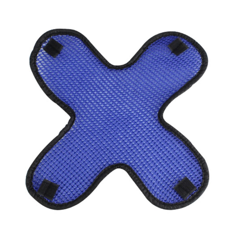 Motorcycle Helmet 3D Honeycomb Mesh Mat Heat-proof Breathable Pad(Blue)