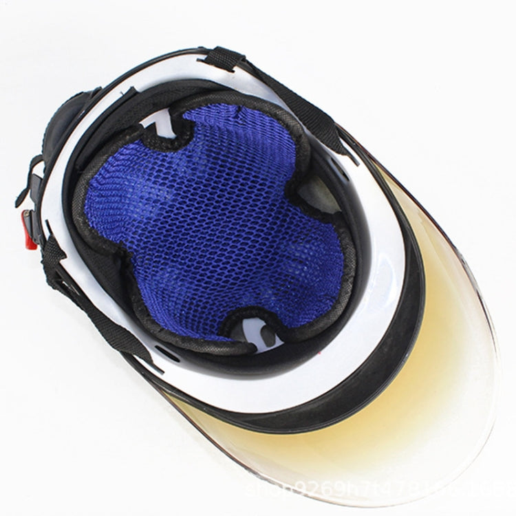 Motorcycle Helmet 3D Honeycomb Mesh Mat Heat-proof Breathable Pad(Blue)