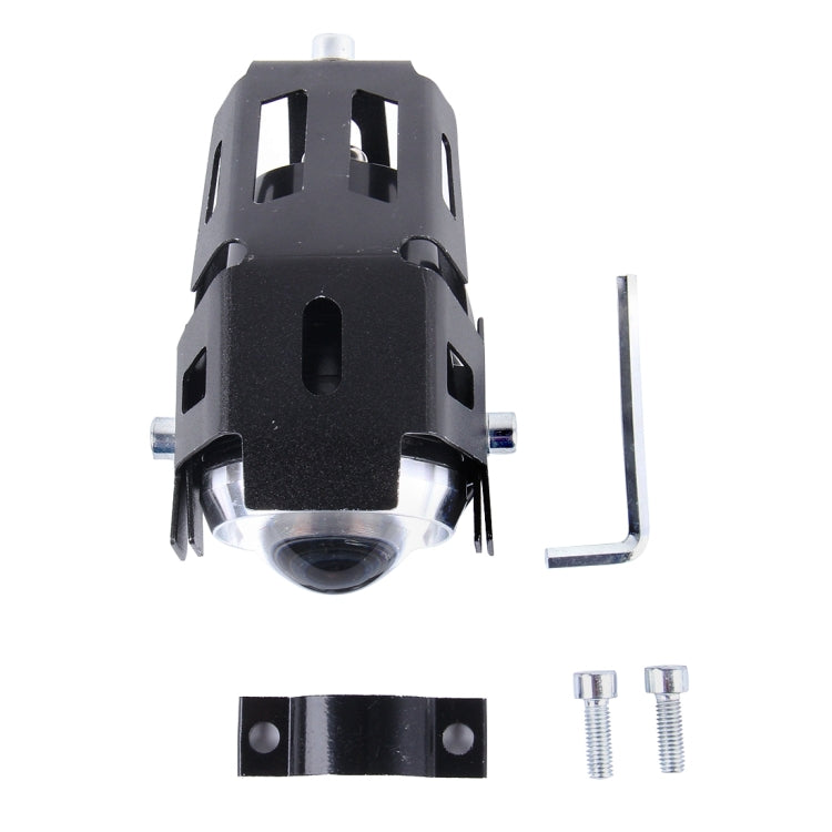 U5 10W 1000LM LED External Motorcycle Headlight Lamp, DC 12-80V(White Light)