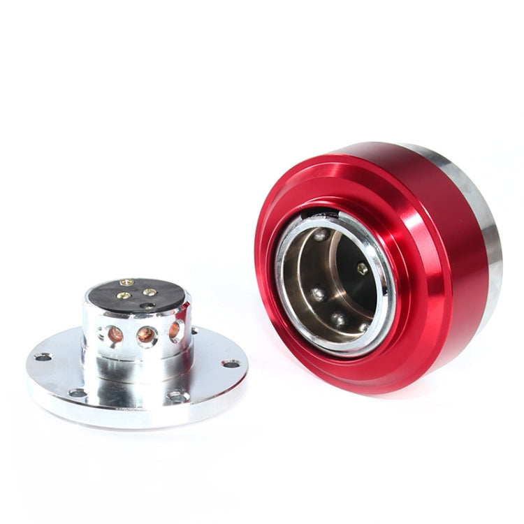 Universal 60mm Car Steering Wheel Quick Release HUB Racing Adapter Snap Off Boss Kit(Purple)