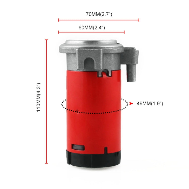 12V Portable Air Compressor for Air Horn Car Truck Vehicle