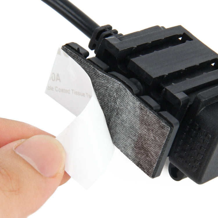Waterproof Motorcycle SAE To USB Cable Adapter 3.1A Dual Port Power Socket Adapter, for Smart Phones, Tablets, GPS