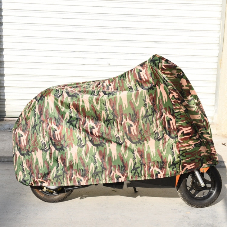 190T Polyester Taffeta All Season Waterproof Sun Motorcycle Mountain Bike Cover Dust & Anti-UV Outdoor Camouflage Bicycle Protector, Size: M