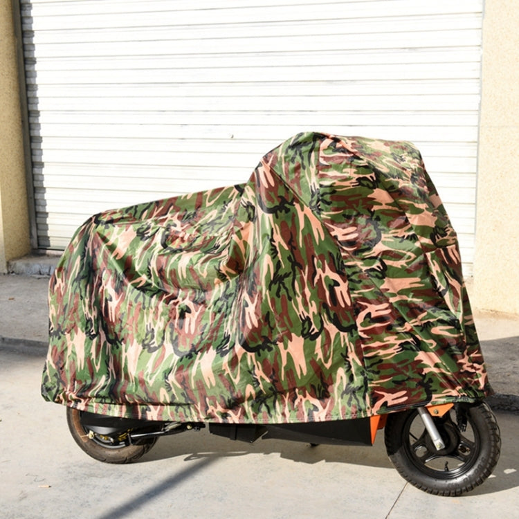 190T Polyester Taffeta All Season Waterproof Sun Motorcycle Mountain Bike Cover Dust & Anti-UV Outdoor Camouflage Bicycle Protector, Size: M