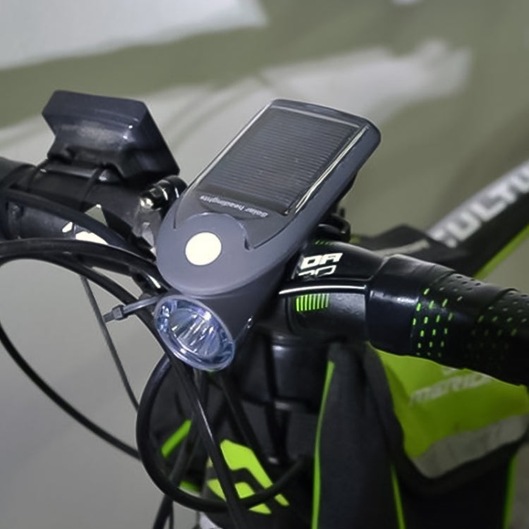 3W 240LM USB Solar Energy Motorcycle / Bicycle Front Light (White)