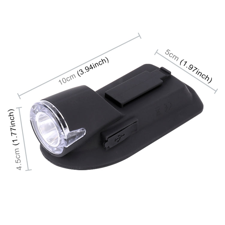3W 240LM USB Solar Energy Motorcycle / Bicycle Front Light (White)