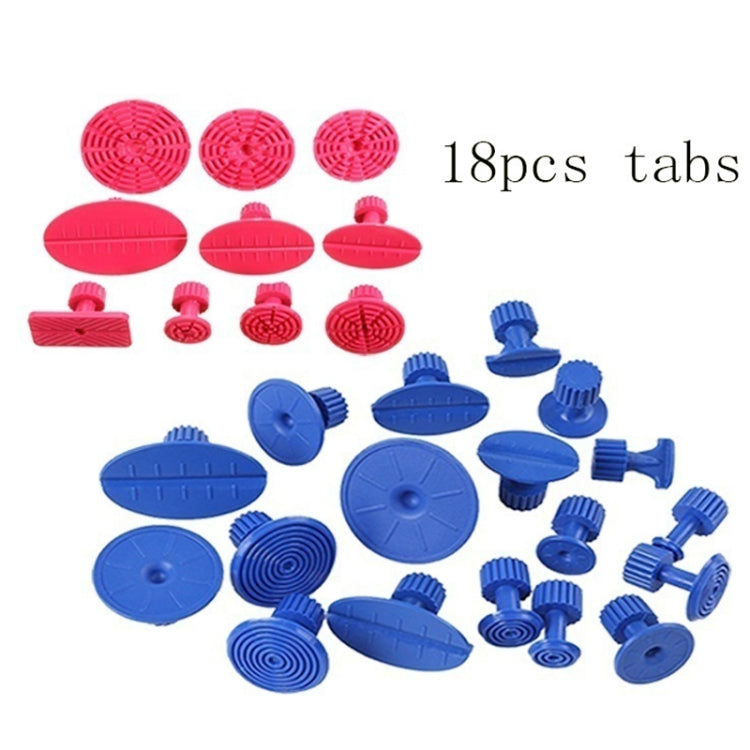 57 in 1 Auto Car Metal PDR Dent Lifter-Glue Puller Tab Hail Removal Paintless Car Dent Repair Tools Kit, with 20W Glue Gun, US Plug or EU Plug