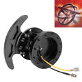 Car Tilt Racing Steering Wheel Quick Release Hub Kit Adapter Body Removable Snap Off Boss Kit(Black)