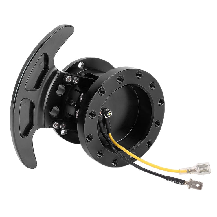 Car Tilt Racing Steering Wheel Quick Release Hub Kit Adapter Body Removable Snap Off Boss Kit(Black)