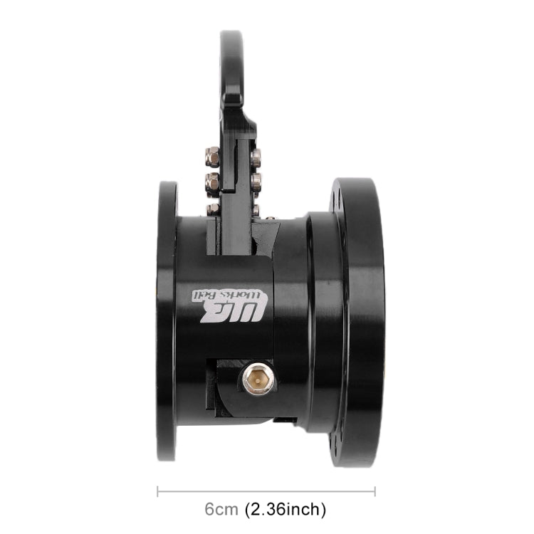 Car Tilt Racing Steering Wheel Quick Release Hub Kit Adapter Body Removable Snap Off Boss Kit(Black)