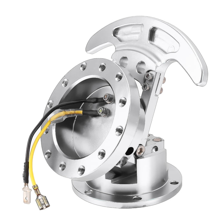 Car Tilt Racing Steering Wheel Quick Release Hub Kit Adapter Body Removable Snap Off Boss Kit(Silver)