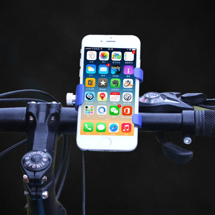 360 Degree Rotatable Aluminum Alloy Phone Bracket for Bicycle, Suitable for 50-100mm Device(Red)