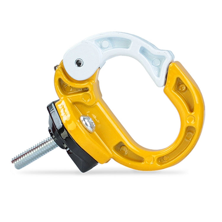 Durable Aluminum Alloy Bag Hook for Motorcycle / Bicycle(Yellow)