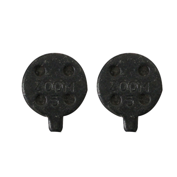 2 PCS Universal Metal Brake Disc Pads for Bike and Skateboard(Black)