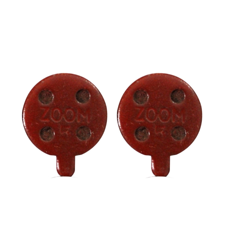 2 PCS Universal Metal Brake Disc Pads for Bike and Skateboard(Red)