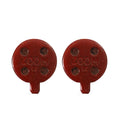 2 PCS Universal Metal Brake Disc Pads for Bike and Skateboard(Red)