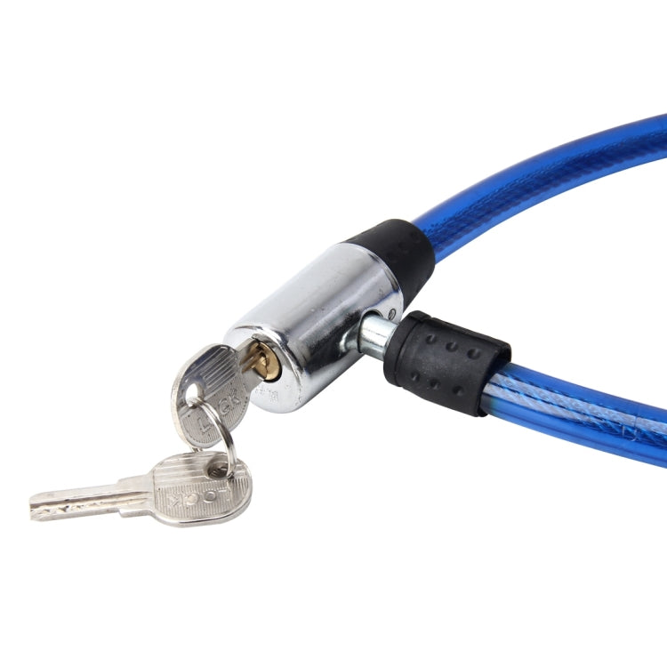 Motorcycle Bike Anti-theft Lock with Keys(Blue)