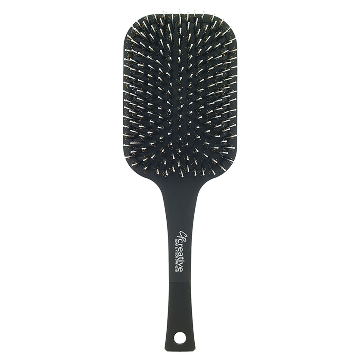 Static-Free Paddle Nylon Hair Brush