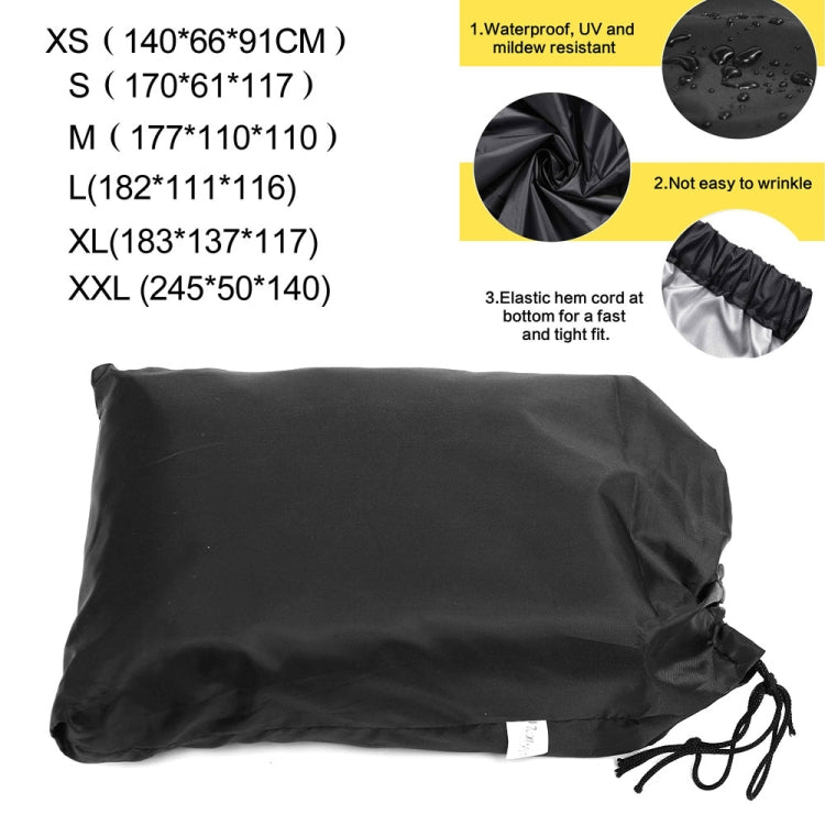 210D Oxford Cloth Waterproof Sunscreen Scooter Tractor Car Cover, Size: XS