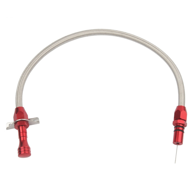 Car Flexible Stainless Transmission Gearbox Oil Dipstick 530mm Oil Measuring Rod for Chevrolet(Red)