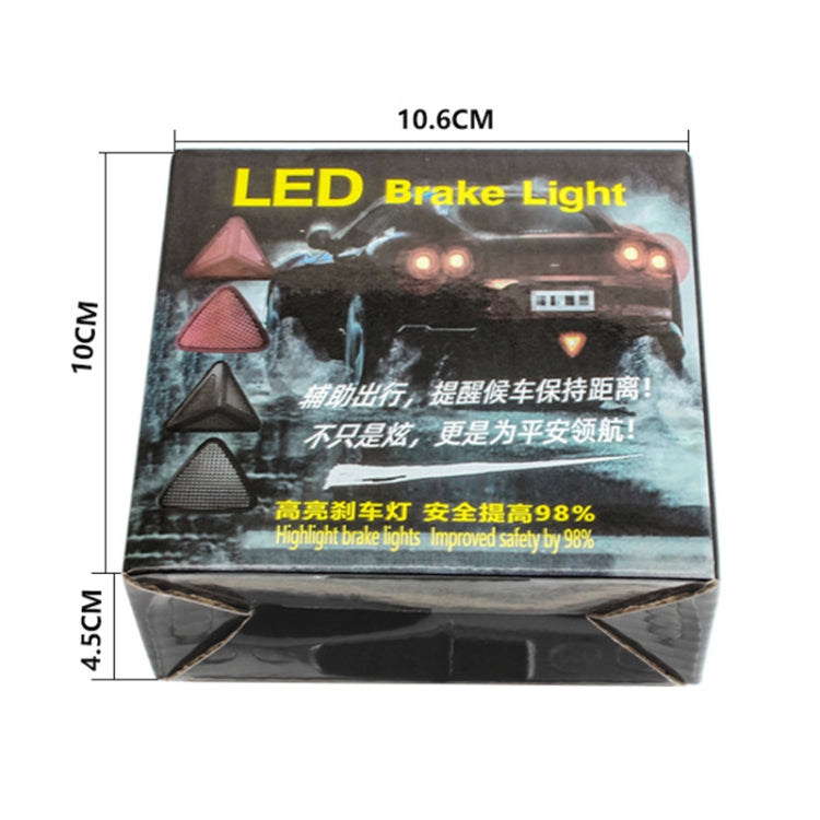 Bicycle / Mountain Bike X Style Triangle Pilot Light LED Tail Light (Red)