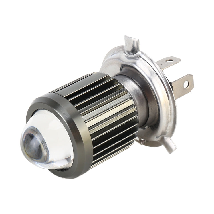 H4 DC12-80V / 10W / 6000K / 3000K / 800LM Bicolor Motorcycle Headlights with Projector Lens