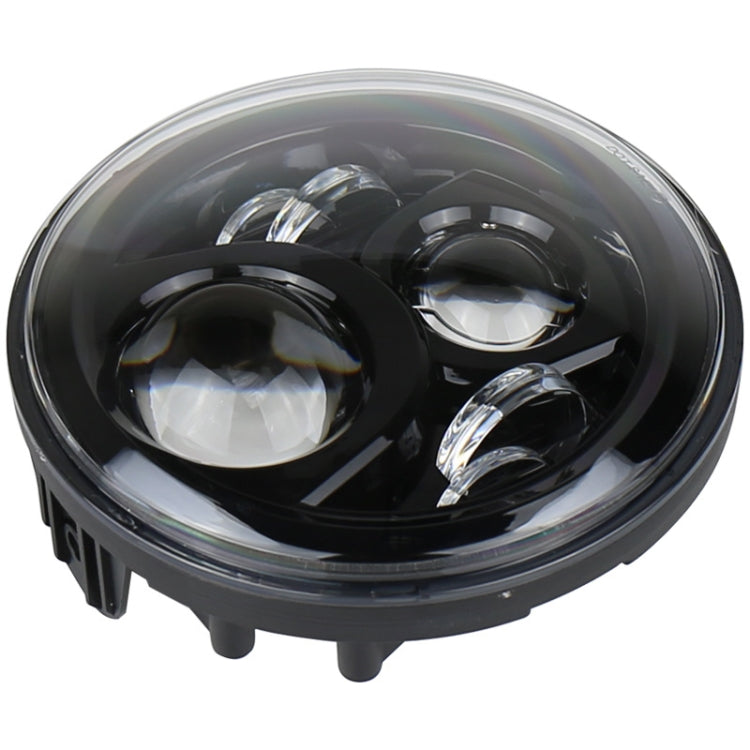 7 inch Round LED Motorcycle Headlight Modified Spotlight for Honda (Silver)
